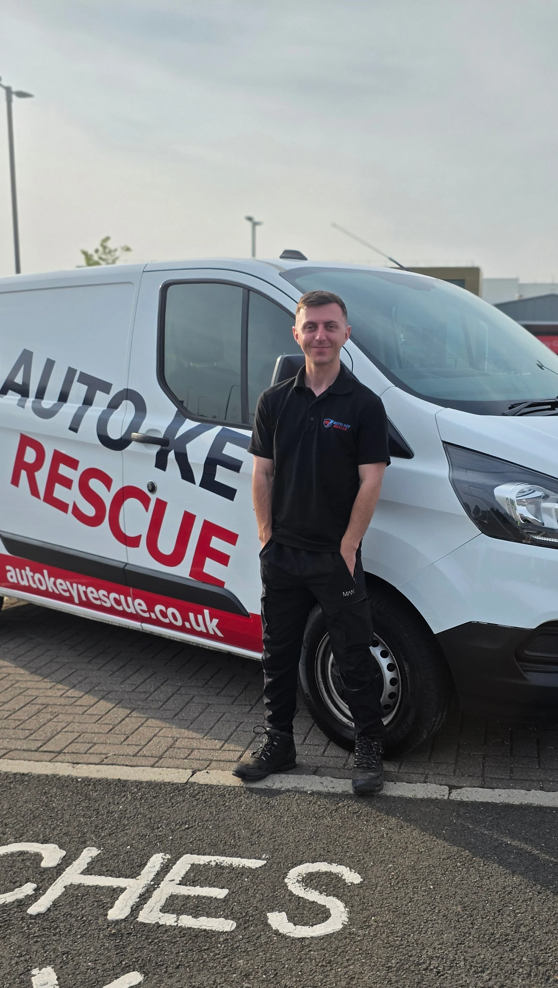High tech mobile auto locksmith workspace